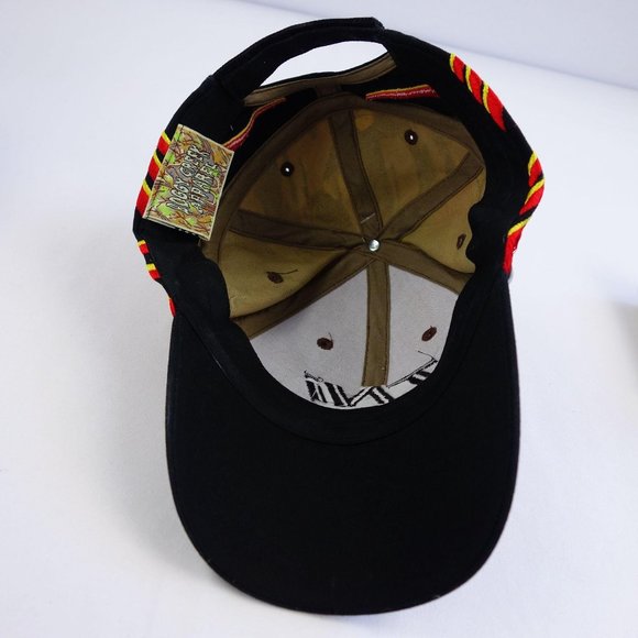 Boggy Creek TNi Embroidered Flames Strapback Camo Baseball Cap Hat - Picture 5 of 9